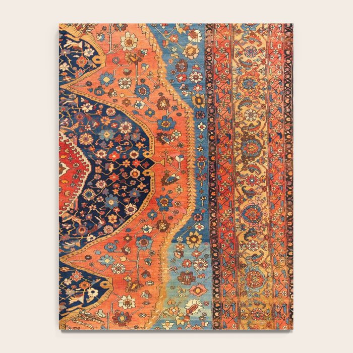 Northwest Persian Antique Carpet Print Notebook Gallery Image 4
