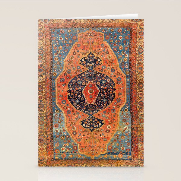 Northwest Persian Antique Carpet Print Stationery Card Gallery Image 2