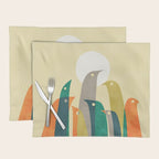 Wild birds at the beach Placemat Gallery Image 1