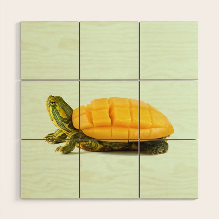 MANGO TURTLE Wood Wall Art Gallery Image 1