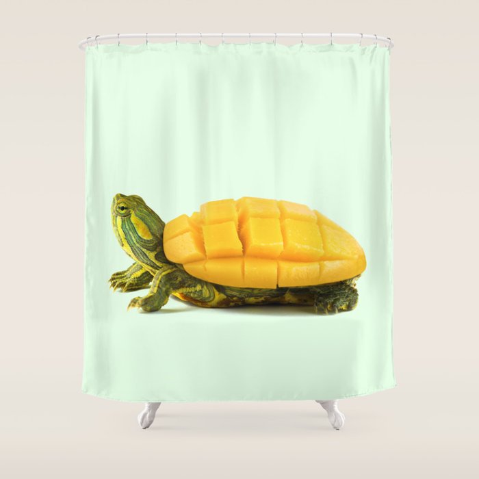 MANGO TURTLE Shower Curtain Gallery Image 1