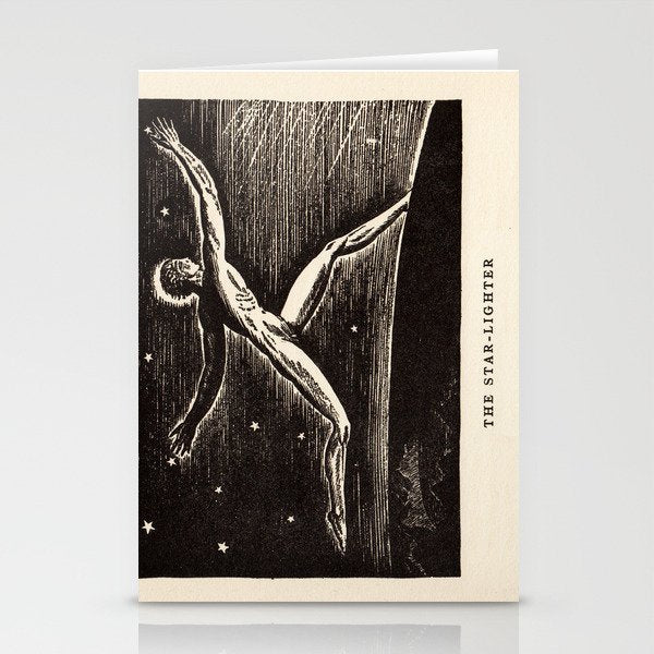 "The Star-lighter" by Rockwell Kent (1919) Stationery Card Gallery Image 2
