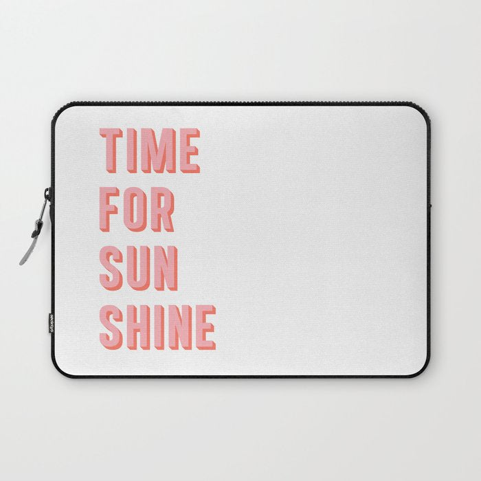 Time For Sunshine Laptop Sleeve Gallery Image 1