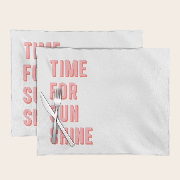 Time For Sunshine Placemat Gallery Image 1