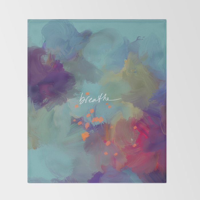 Breathe Throw Blanket Gallery Image 2