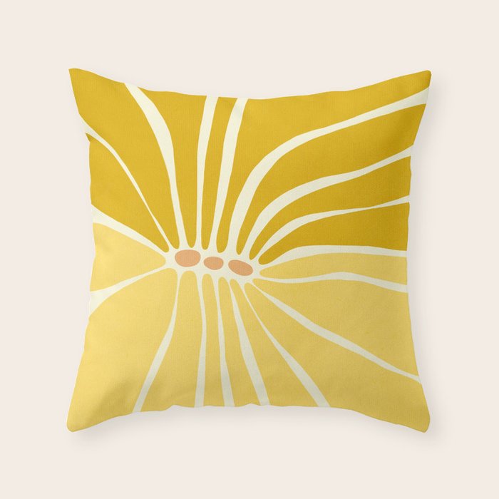 Flower014 Throw Pillow Gallery Image 6