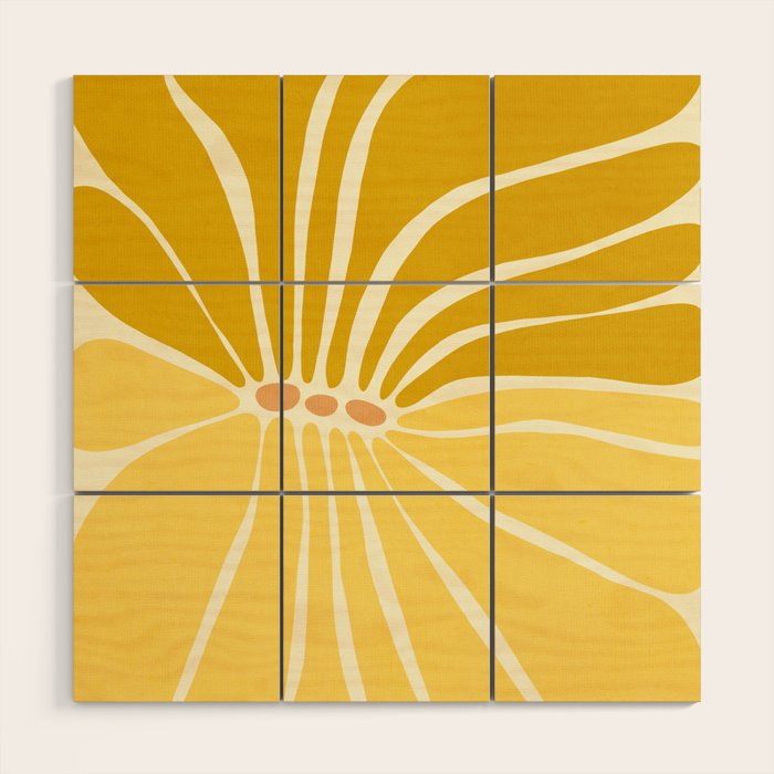 Flower014 Wood Wall Art Gallery Image 1