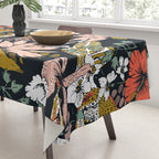 Animal print dark jungle Tablecloth Gallery Image 3