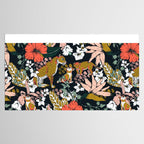 Animal print dark jungle Tablecloth Gallery Image 2