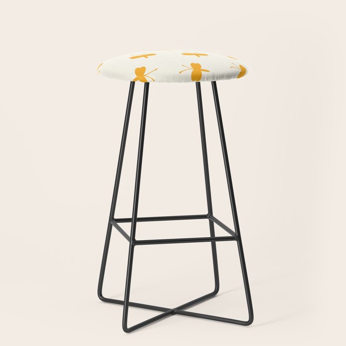 Dream Yellow Butterfly  Stool Gallery Image 1