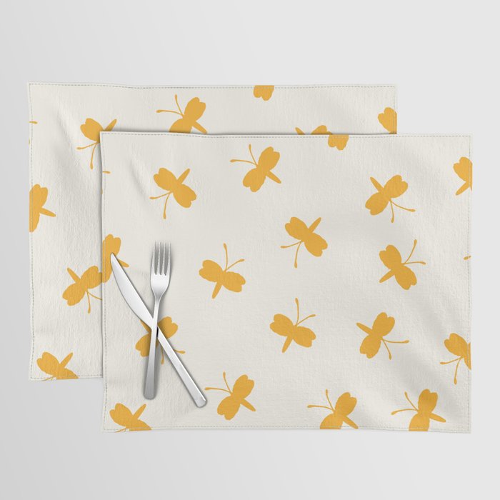 Dream Yellow Butterfly  Placemat Gallery Image 1