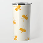 Dream Yellow Butterfly  Travel Mug Gallery Image 1