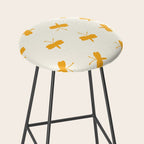 Dream Yellow Butterfly  Stool Gallery Image 2