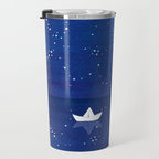 Zen sailing, ocean, stars Travel Mug Gallery Image 3