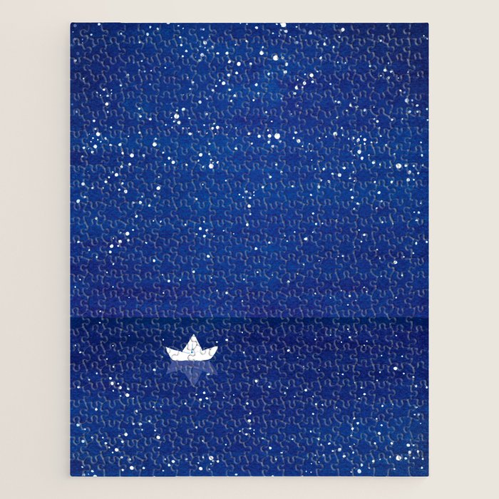 Zen sailing, ocean, stars Jigsaw Puzzle Gallery Image 1