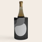 Abstraction_SUNRISE_SUNSET_BLACK_WHITE_MONO_POP_ART_0622A Wine Chiller Gallery Image 1