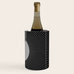 Abstraction_SUNRISE_SUNSET_BLACK_WHITE_MONO_POP_ART_0622A Wine Chiller Gallery Image 3