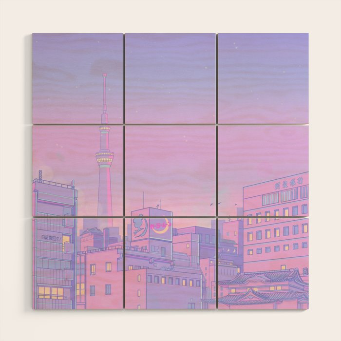 Sailor City Wood Wall Art Gallery Image 1