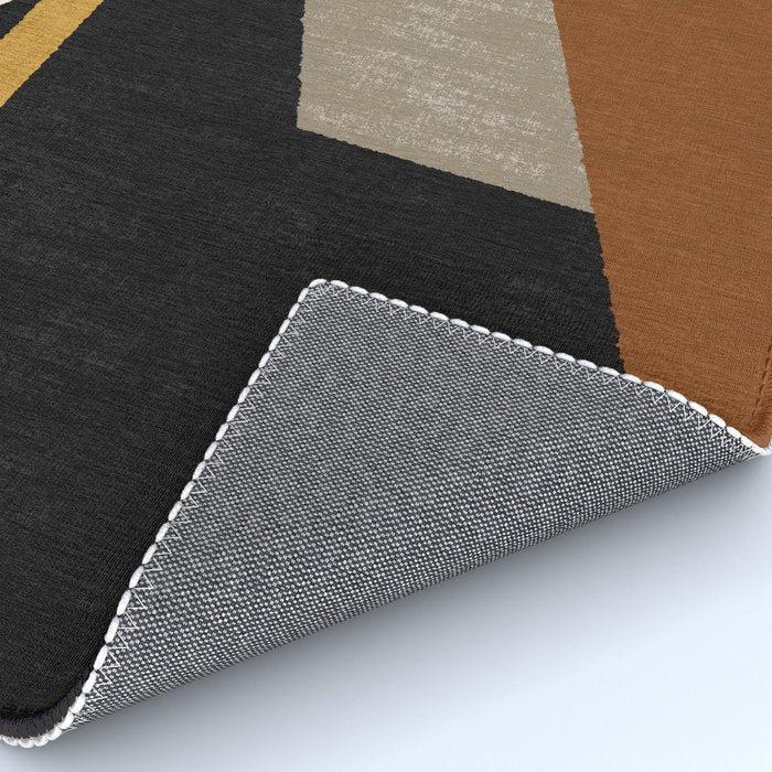 Geometric Compo 1 Filet Landscape - terra Rug Gallery Image 4