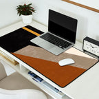 Geometric Compo 1 Filet Landscape - terra Desk Mat Gallery Image 2