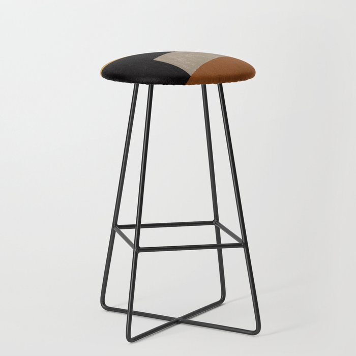 Geometric Compo 1 Filet Landscape - terra Stool Gallery Image 1