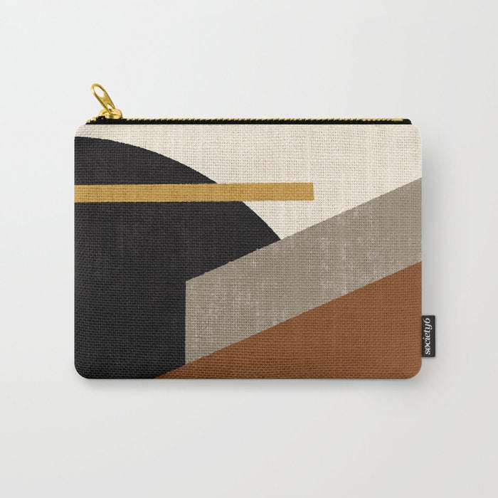 Geometric Compo 1 Filet Landscape - terra Carry All Pouch Gallery Image 1