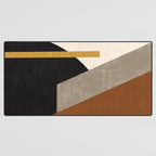 Geometric Compo 1 Filet Landscape - terra Desk Mat Gallery Image 3