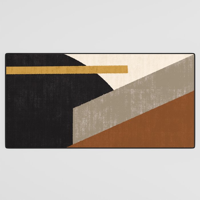 Geometric Compo 1 Filet Landscape - terra Desk Mat Gallery Image 3