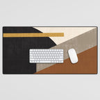 Geometric Compo 1 Filet Landscape - terra Desk Mat Gallery Image 1