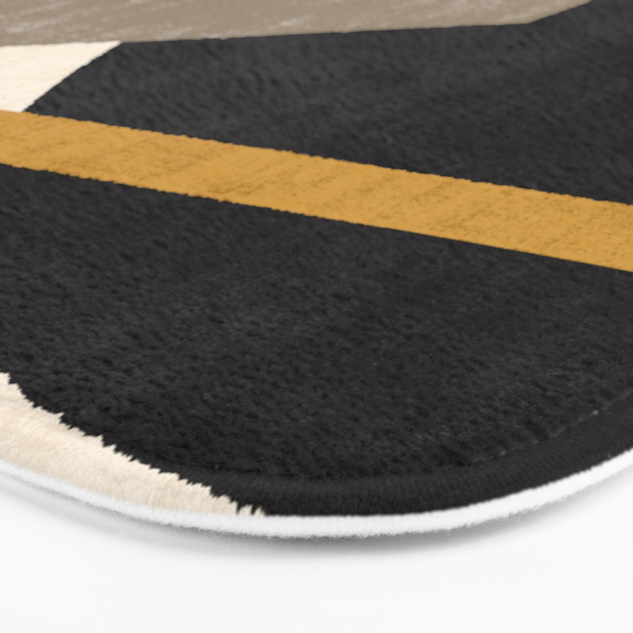 Geometric Compo 1 Filet Landscape - terra Bath Mat Gallery Image 3