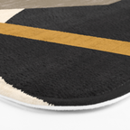 Geometric Compo 1 Filet Landscape - terra Bath Mat Gallery Image 3