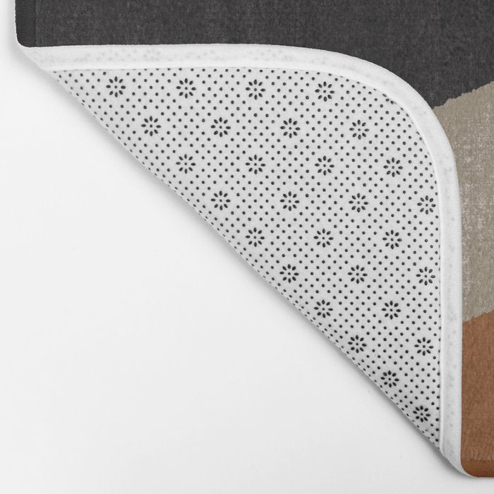 Geometric Compo 1 Filet Landscape - terra Bath Mat Gallery Image 2