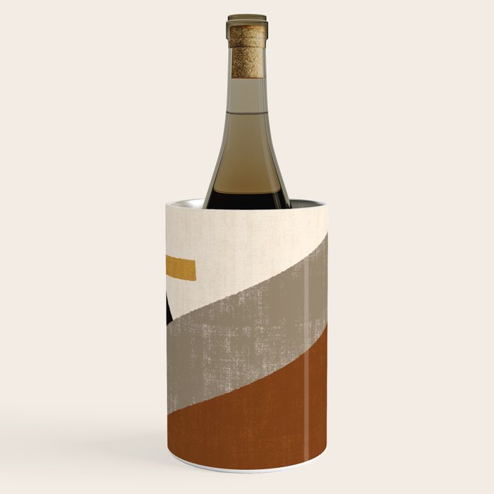 Geometric Compo 1 Filet Landscape - terra Wine Chiller Gallery Image 3