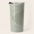 Geo (Linen Sage) Travel Mug Gallery Image 3
