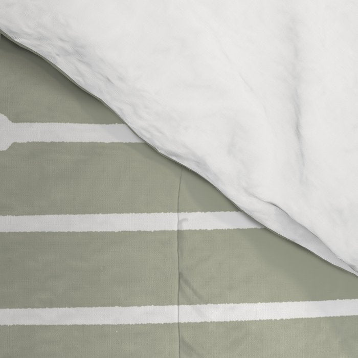 Geo (Linen Sage) Comforter Gallery Image 4