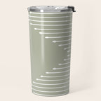 Geo (Linen Sage) Travel Mug Gallery Image 2