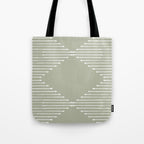 Geo (Linen Sage) Tote Bag Gallery Image 1