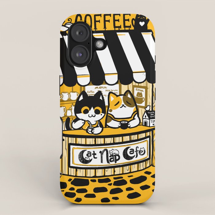 Cat Nap Cafe iPhone Case Gallery Image 1