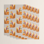 Red Squirrel Wrapping Paper Gallery Image 3