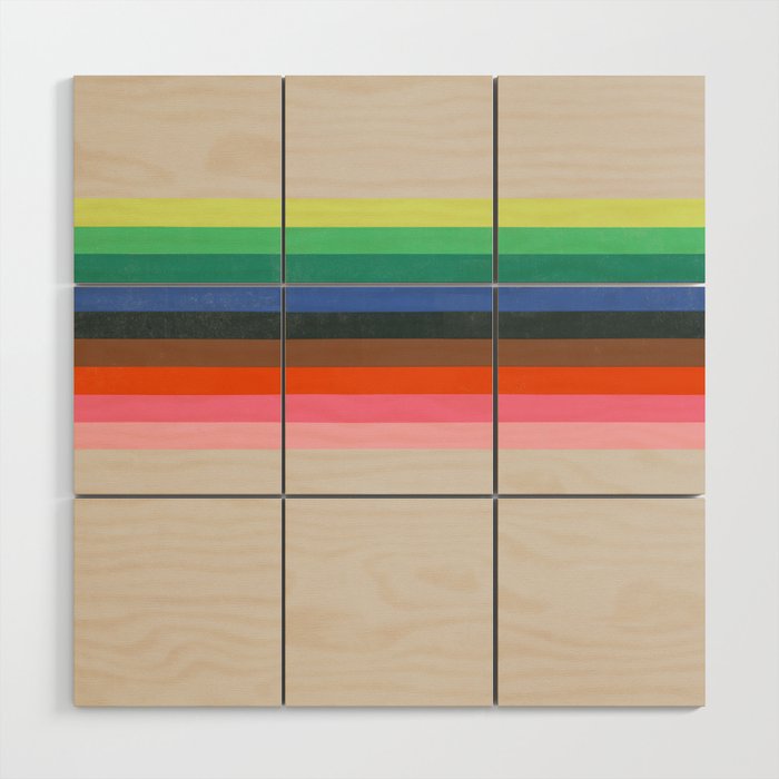 colorfields 4 Wood Wall Art Gallery Image 1