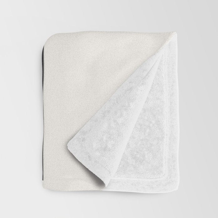 Bump & Kiss Minimalist Modern Mid Century Black Organic Shapes Pattern Paper Collage Throw Blanket Gallery Image 3