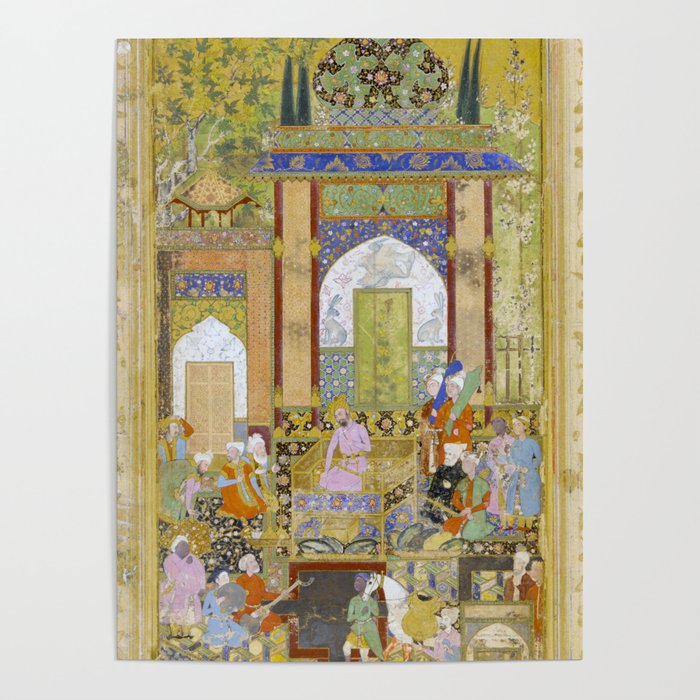  Babur receives a courtier Indian Mughal Art Poster Gallery Image 4