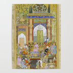  Babur receives a courtier Indian Mughal Art Poster Gallery Image 4