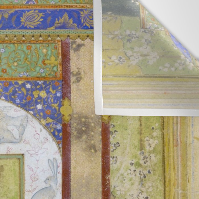  Babur receives a courtier Indian Mughal Art Wall Tapestry Gallery Image 3