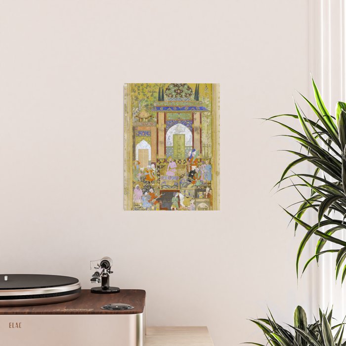  Babur receives a courtier Indian Mughal Art Poster Gallery Image 2