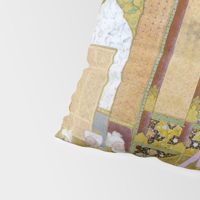  Babur receives a courtier Indian Mughal Art Pillow Sham Gallery Image 4