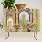  Babur receives a courtier Indian Mughal Art Credenza Gallery Image 1