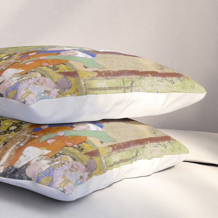  Babur receives a courtier Indian Mughal Art Pillow Sham Gallery Image 3