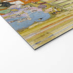  Babur receives a courtier Indian Mughal Art Welcome Mat Gallery Image 2