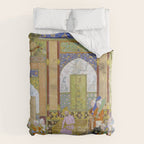  Babur receives a courtier Indian Mughal Art Comforter Gallery Image 6